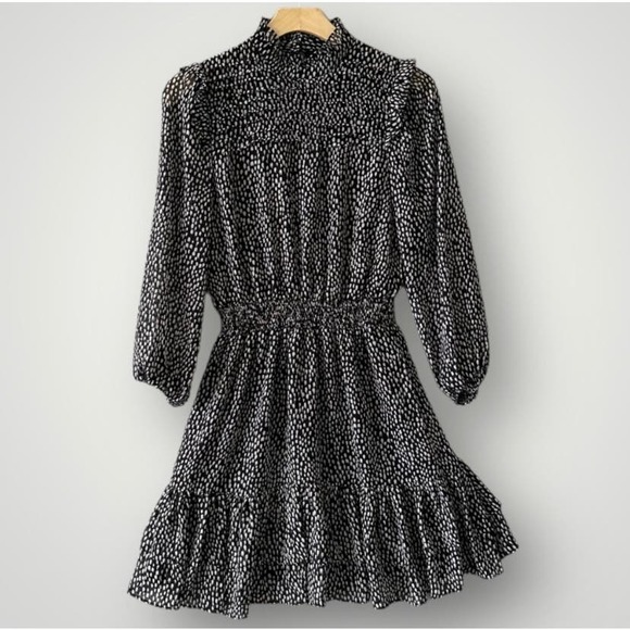 Ruffled Neck Mini Dress- Size Small - Picture 1 of 6